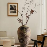 Wabiv Yunyin style minimalist floral ceramic vessels for serene spaces