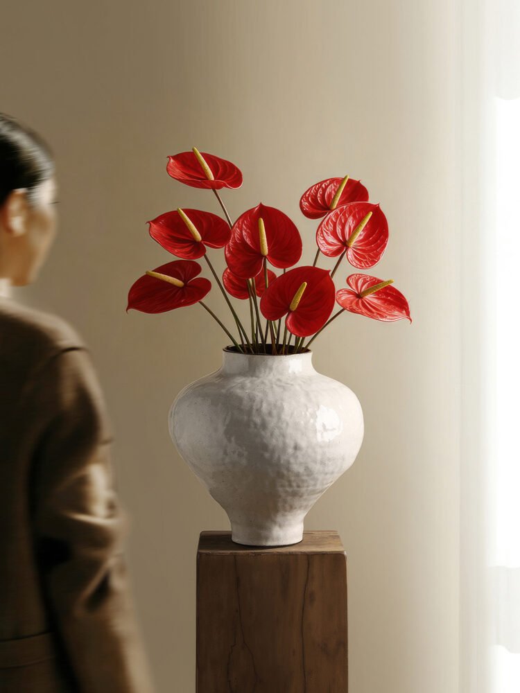 Wabiv pure joy minimalist elegant white ceramic vessel for modern homes