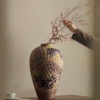 Wabiv Yunyin style minimalist floral ceramic vessels for serene spaces