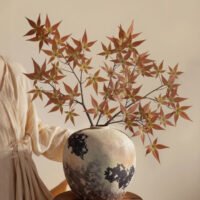 Wabiv Yunyin style minimalist floral ceramic vessels for serene spaces
