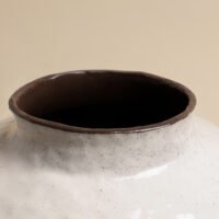 Wabiv pure joy minimalist elegant white ceramic vessel for modern homes