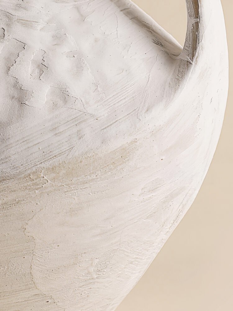 Wabiv creative snow wave textured single-handled ceramic vase