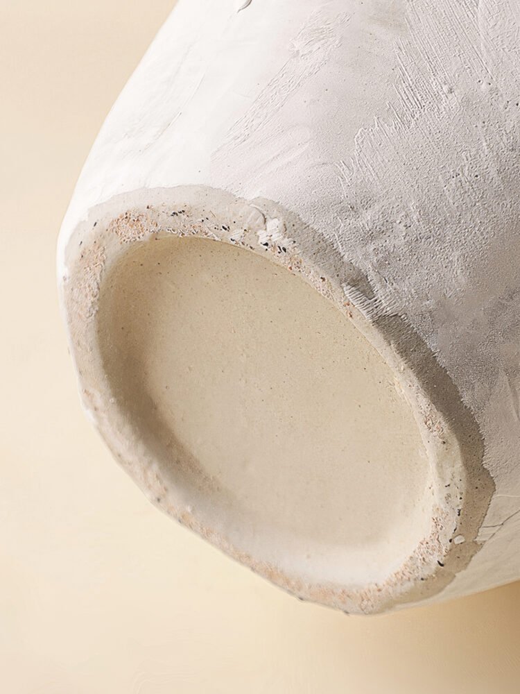 Wabiv creative snow wave textured single-handled ceramic vase