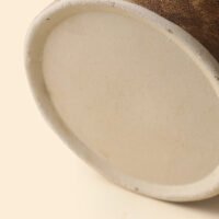 Wabiv traditional wabi-sabi style rustic ceramic flower vase with organic shape